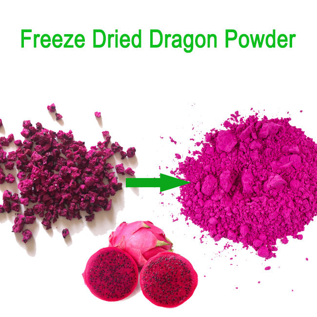 Promoción de vitaminas Polvo de pitaya rojo secado por aspersión Polvo de fruta de dragón rojo